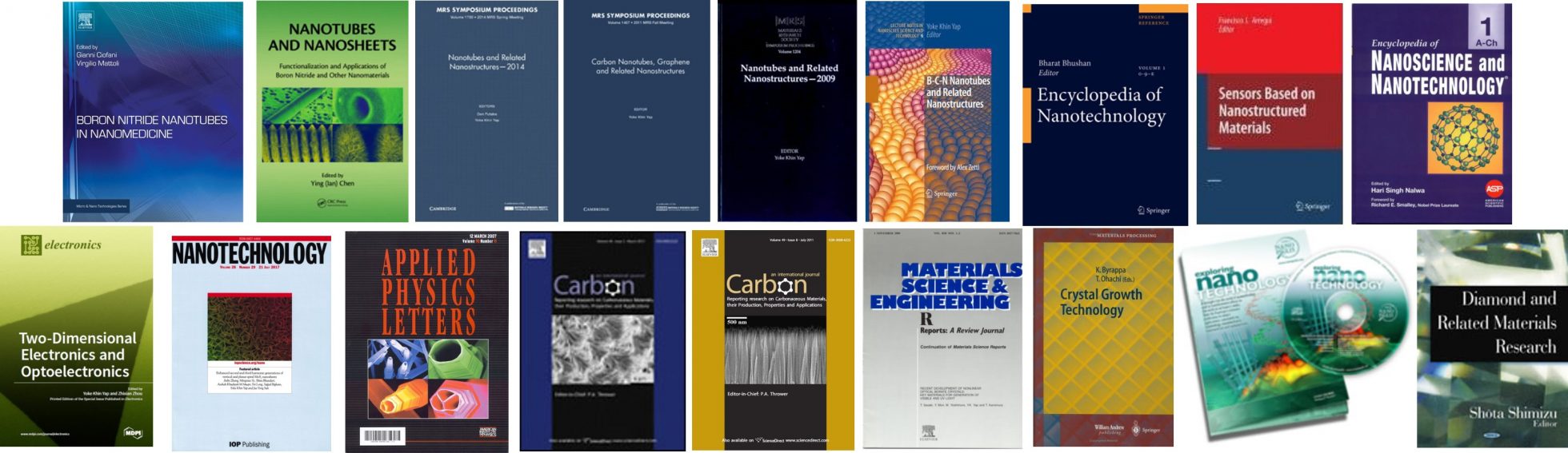 Publications Yoke Khin Yap Laboratory Michigan Tech